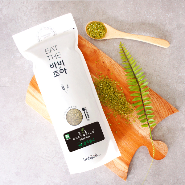 유기농 green rice (유기농 클로렐라쌀) 1kg